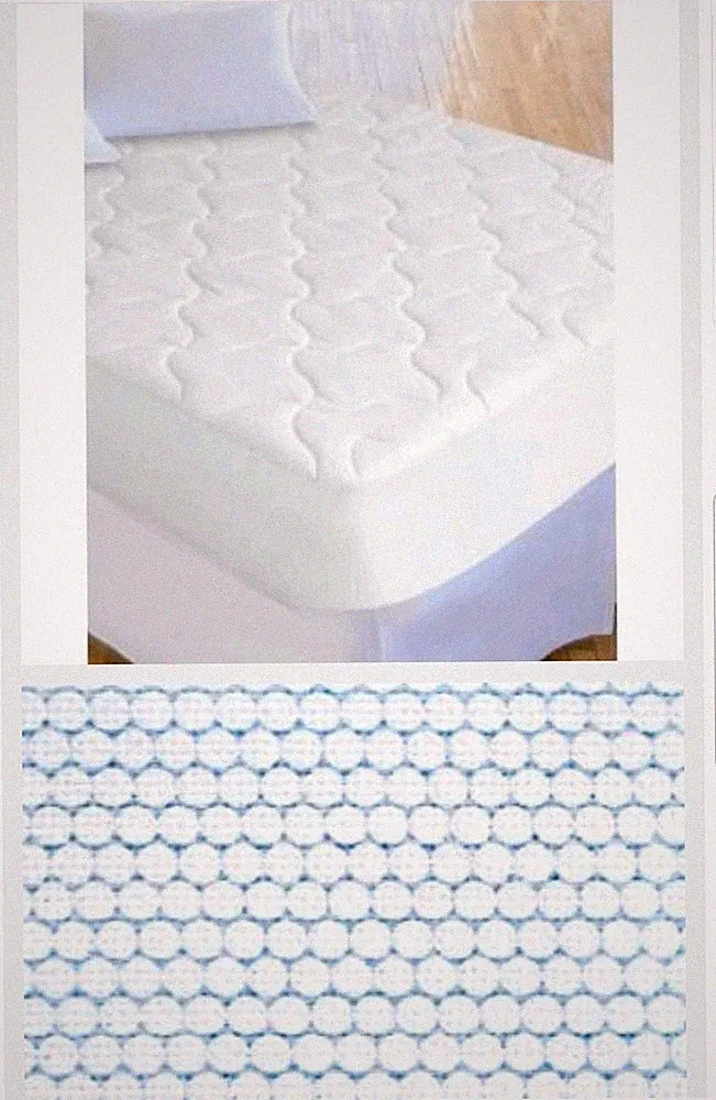 ER Carpenter LP Queen Polyester Mattress Pad (31374522997) New, 300-thread Count