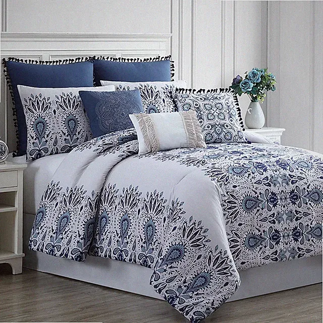 Modern Threads Ensemble 8-Piece Floral Comforter Set Queen