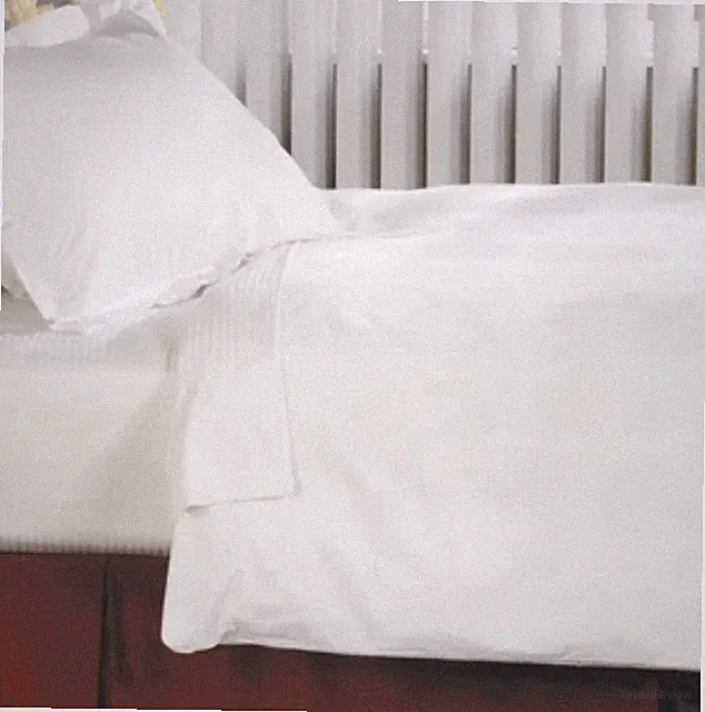 Registry 200 Thread Count Mercerized Duvet Cover, White, Queen
