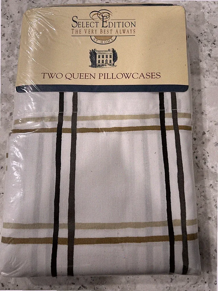 Select Edition 200 Thread Count Set Of 2 Queen Pillowcases In Package