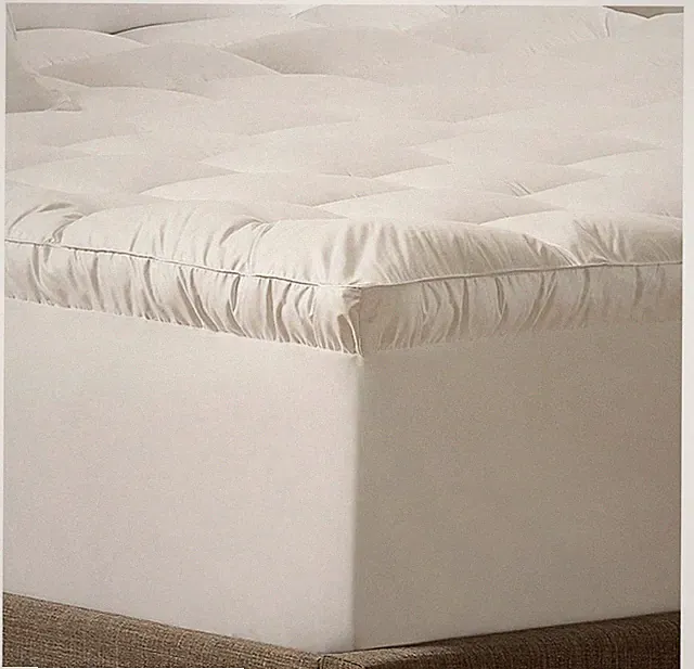 SERTA Down Essence Anti microbial Pillow Top Mattress Topper King Size- White