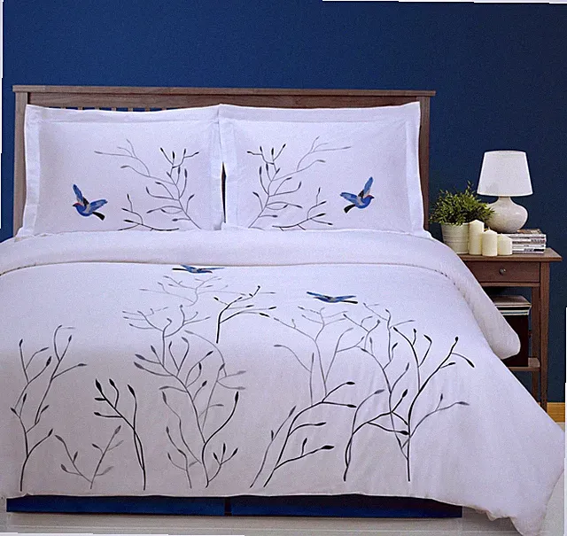 Swallow Cotton 200 Thread Count Duvet Cover Set, Comforter Cover, Essentials,...
